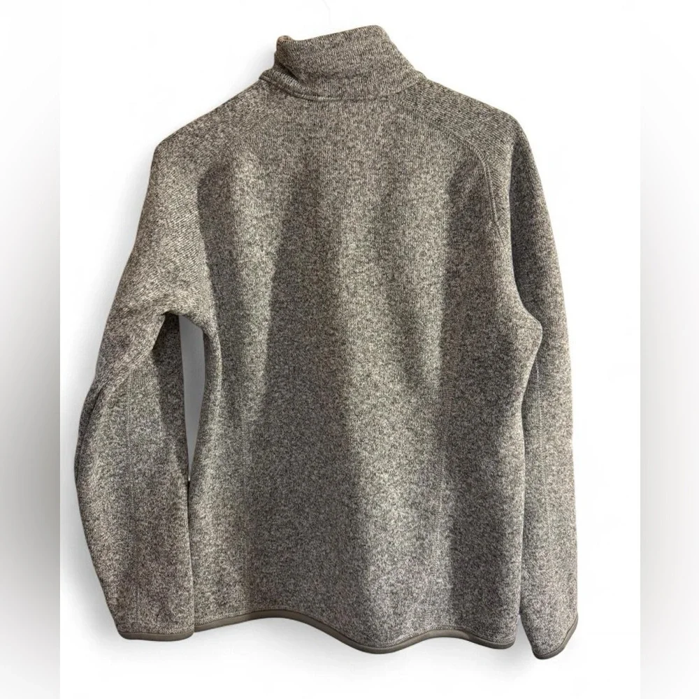 Patagonia Women’s Better Sweater 1/4 Zip Fleece Pullover - Birch White - Picture 4 of 11